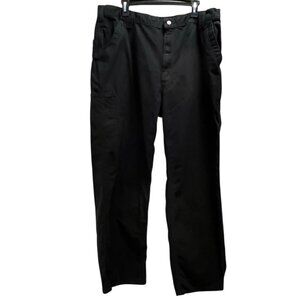Carhartt Men's Black Utility Carpenter Pants Loose Fit Measures 38" x 29.75"